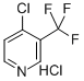 4-氯-3-(三氟甲基)吡啶 盐酸盐 结构式