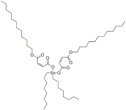 DIOCTYLTIN BIS(LAURYL MALEATE) 结构式