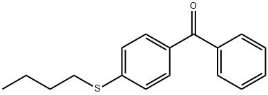 (4-(丁基硫代)苯基)(苯基)甲酮 结构式