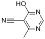 5-Pyrimidinecarbonitrile, 1,4-dihydro-6-methyl-4-oxo- (9CI) 结构式