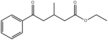 ETHYL 3-METHYL-5-OXO-5-PHENYLVALERATE 结构式