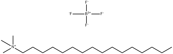 正十六烷基三甲铵四氟硼酸盐 结构式