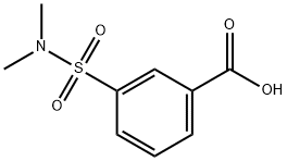 N,N-二甲基- 3-羧基苯磺酰胺 结构式
