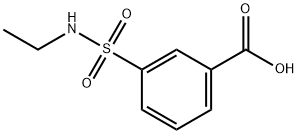 3-[(乙基氨基)磺酰基]苯甲酸 结构式