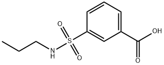 3-丙基磺酰基苯甲酸 结构式