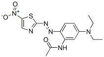 N-[5-(diethylamino)-2-[(5-nitro-2-thiazolyl)azo]phenyl]acetamide 结构式