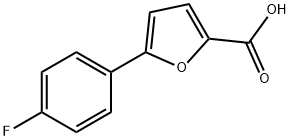 5-(4-氟-苯基)-呋喃-2-羧酸 结构式