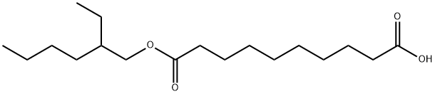 Decanedioic acid hydrogen 1-(2-ethylhexyl) ester 结构式