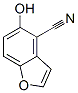 4-Benzofurancarbonitrile,  5-hydroxy- 结构式