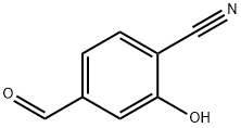 4-甲酰基-2-羟基苯甲氰 结构式