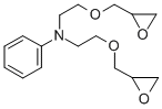 N,N-Bis[2-(oxiranylmethoxy)ethyl]aniline 结构式