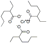 2-ethylhexanoic acid, chromium salt 结构式