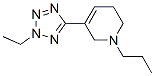 Pyridine, 3-(2-ethyl-2H-tetrazol-5-yl)-1,2,5,6-tetrahydro-1-propyl- (9CI) 结构式