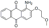 1-Amino-2-(2-methoxyethoxy)-9,10-anthracenedione 结构式