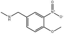 N-(4-Methoxy-3-nitrobenzyl)-N-methylamine 结构式