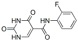 5-Pyrimidinecarboxamide,N-(2-fluorophenyl)-1,2,3,4-tetrahydro-2,4-dioxo- 结构式