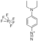 4-(diethylamino)benzenediazonium hexafluorophosphate 结构式