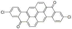 2,10-Dichloro-8,16-pyranthrenedione 结构式