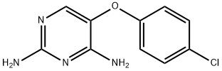 5-(4-Chlorophenoxy)pyrimidine-2,4-diamine 结构式