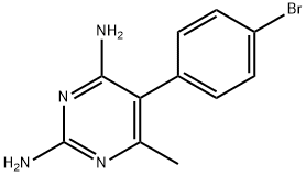 5-(4-bromophenyl)-6-methyl-pyrimidine-2,4-diamine 结构式