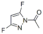 1H-Pyrazole, 1-acetyl-3,5-difluoro- (9CI) 结构式