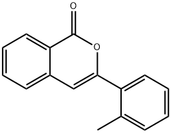 3-(2-TOLYL)-1H-2-BENZOPYRAN-1-ONE 结构式