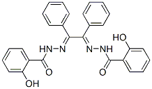 diphenylglyoxal bis(2-hydroxybenzoyl hydrazone) 结构式