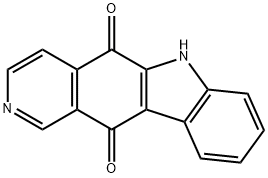 5氢-吡啶并[4,3-B]咔唑-5,11(6氢)-二酮 结构式