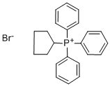 溴代三苯基膦环戊酯 结构式