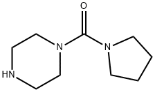 哌嗪-1-基吡咯烷-1-基甲酮 结构式