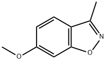 3-甲基-6-甲氧基-1,2-苯并异唑 结构式