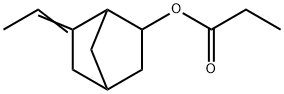 6-ethylidenebicyclo[2.2.1]hept-2-yl propionate 结构式