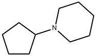 1-CYCLOPENTYLPIPERIDINE 结构式