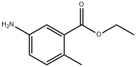 5-氨基-2-甲基苯甲酸乙酯 结构式