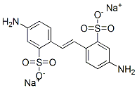 disodium 4,4'-diaminostilbene-2,2'-disulphonate 结构式