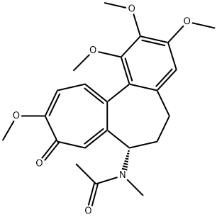Colchicine, N-methyl- 结构式