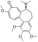 (S)-7-(Dimethylamino)-6,7-dihydro-1,2,3,10-tetramethoxybenzo[a]heptalen-9(5H)-one 结构式