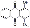 1-羟基-4-甲氧基蒽醌 结构式