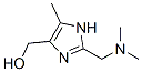 1H-Imidazole-4-methanol,  2-[(dimethylamino)methyl]-5-methyl-  (9CI) 结构式