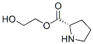 L-Proline, 2-hydroxyethyl ester (9CI) 结构式