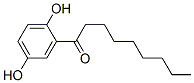 2-(1-Oxononyl)-1,4-benzenediol 结构式