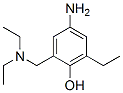 Phenol, 4-amino-2-[(diethylamino)methyl]-6-ethyl- (9CI) 结构式