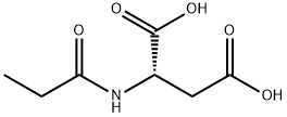 Aspartic  acid,  N-(1-oxopropyl)- 结构式