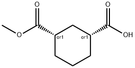 CIS-3-甲酯环己烷-1-羧酸 结构式