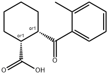 (1R,2S)-2-(2-甲基苯甲酰基)环己烷-1-羧酸 结构式