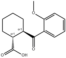 (1R,2R)-2-(2-甲氧基苯甲酰基)环己烷-1-羧酸 结构式