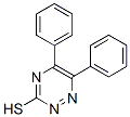 5,6-DIPHENYL-1,2,4-TRIAZINE-3-THIOL 结构式