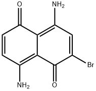 4,8-二氨基-2-溴-1,5-萘醌 结构式