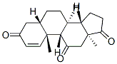 (5S,8S,9S,10S,13S,14S)-10,13-dimethyl-4,5,6,7,8,9,12,14,15,16-decahydr ocyclopenta[a]phenanthrene-3,11,17-trione 结构式