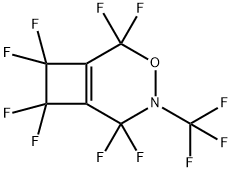 2,2,5,5,7,7,8,8-Octafluoro-4-(trifluoromethyl)-3-oxa-4-azabicyclo[4.2.0]oct-1(6)-ene 结构式